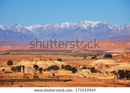 Moroccan village Zdjęcia stock © 