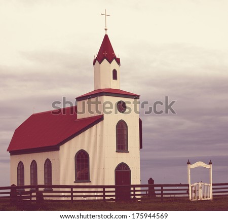 Church on Iceland coast