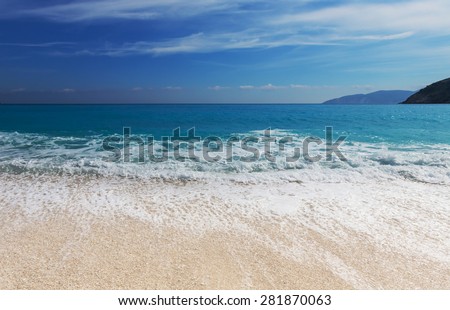 Beautiful ocean beach