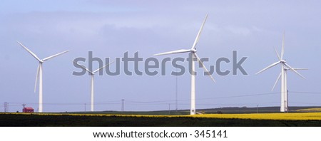 Wind Farm in East Yorkshire UK