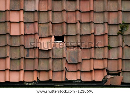 Pantiled Roof in need of repair