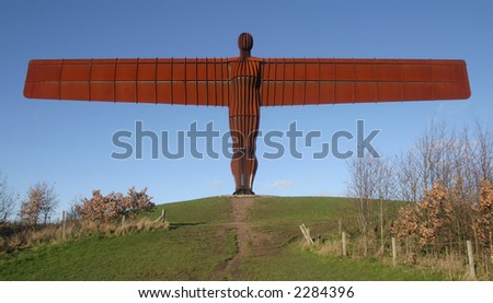 Angel of the North Photographed from the South
