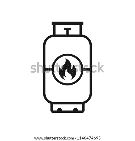 Propane Gas Tank. Clipart image isolated on white background