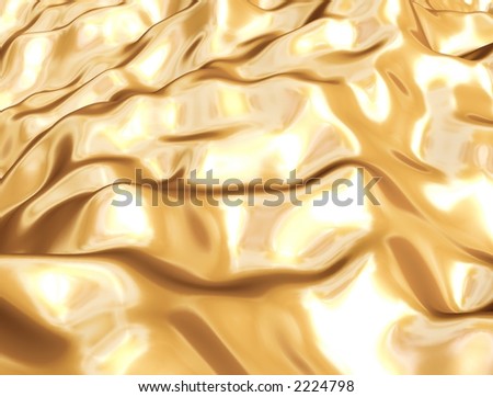 gold metallic silk cloth