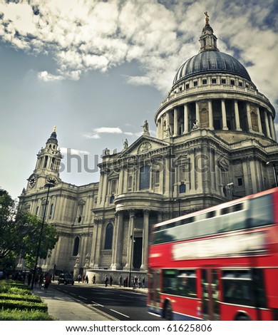 Similar – Image, Stock Photo Double St Pauls Cathedral