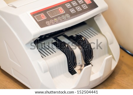Part of money counting machine