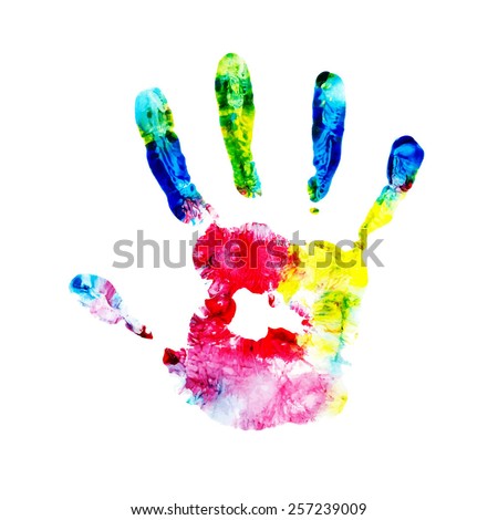 Childrens Hand Print | Free download on ClipArtMag