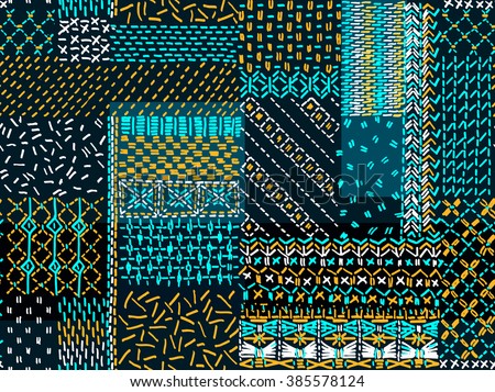 stock-vector-quilting-patchwork-embroidery-seamless-vector-pattern-385578124.jpg