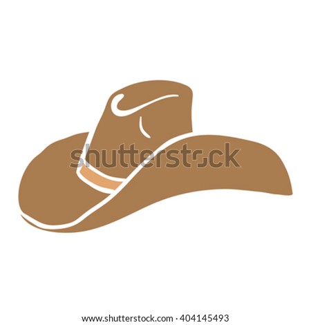 Cowboy Hat Cartoon Illustration - 404145493 : Shutterstock