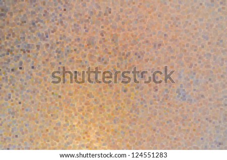 Magical peach pink orange beige color gradient surface with tiny scaly squares texture