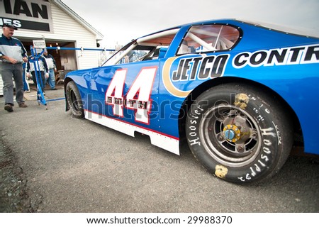 HALIFAX, NS - May 9: The #44 car of Wayne Smith of Maritime Pro Stock Tour at a Tech \'n Tune event at Scotia SpeedWorld on May 9th.