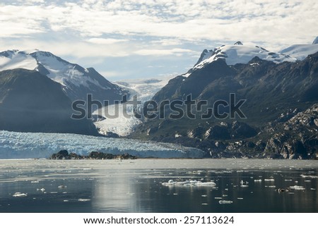 Chile - Amalia Glacier On The Edge Of The Sarmiento Channel - Skua Glacier - Bernardo O\'Higgins National Park / Chile - Amalia Glacier Landscape