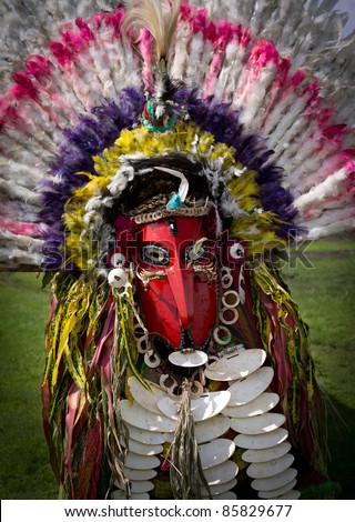 Dragon dance mask, Sepik River, PNG