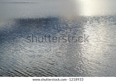 Lake surface, Batca Doamnei Lake, Romania, Europe