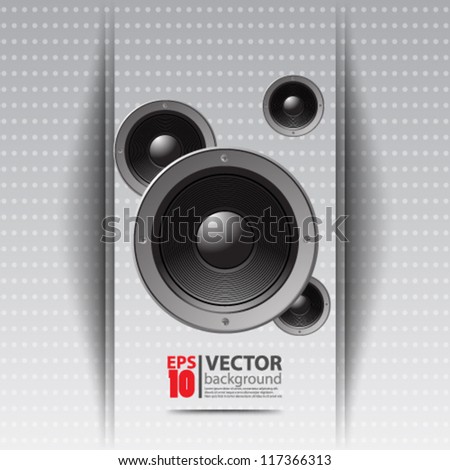 eps10 vector abstract speaker concept design