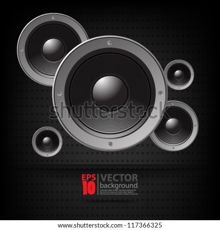 eps10 vector abstract speaker concept background