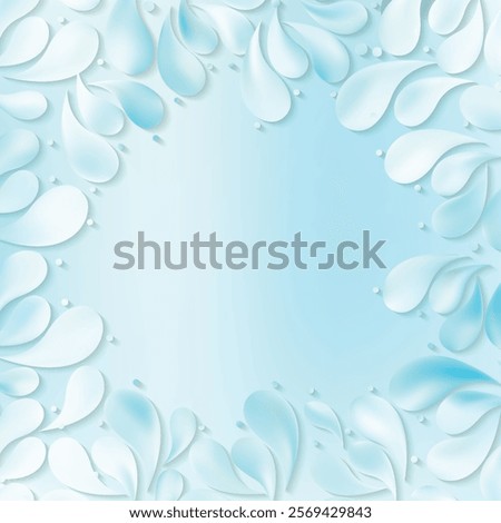 Similar – Image, Stock Photo frost work Blue Frostwork