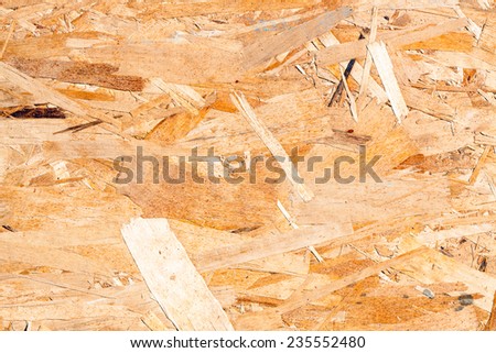 Oriented strand board (OSB), also known as sterling OSB, sterling board, aspenite, and smartply