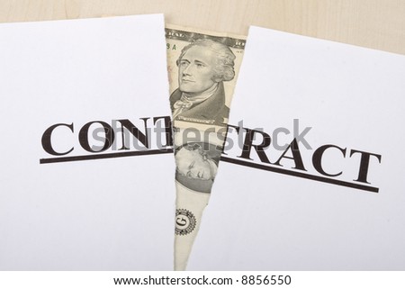 Broken contract and money