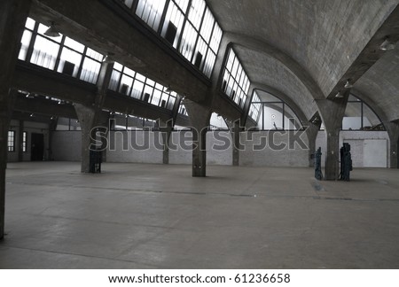 a empty workshop in factory ,china
