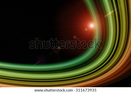 futuristic eco wave background design with lights