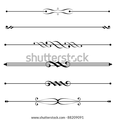 Decorative Lines Clipart | Free download on ClipArtMag