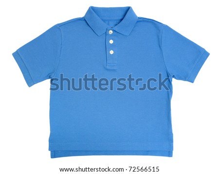 Polo shirt isolated on white background