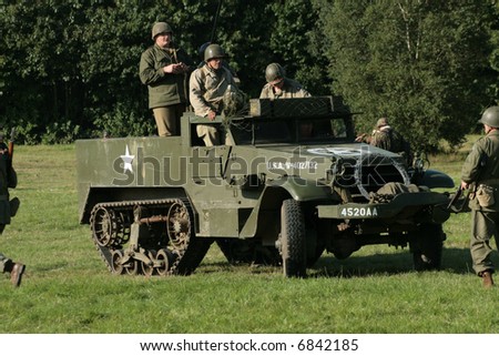 American World War 2 Half Track Stock Photo 6842185 : Shutterstock