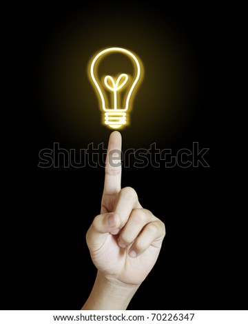 hand and the lamp of thought