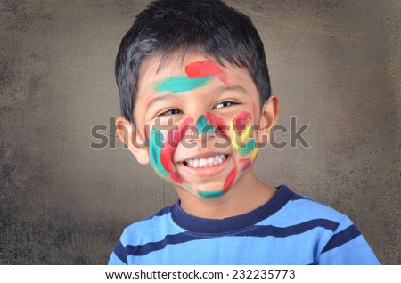 kid with happy face