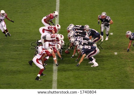 Patriots at the goal line