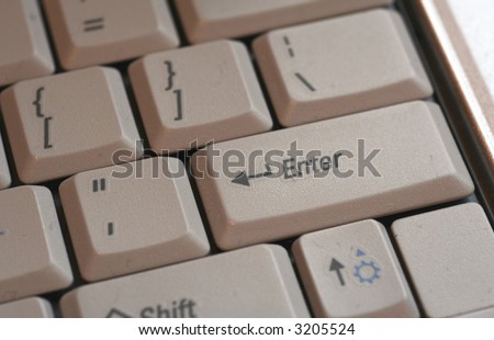 Computer Keyboard close up
