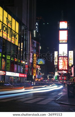 Traffic through Time Square