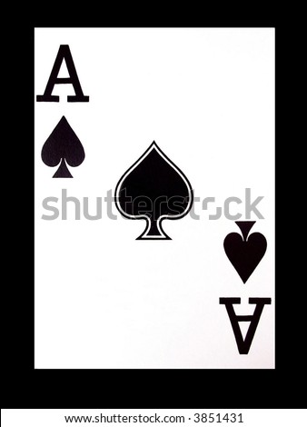 Ace of Spades Black Boarder