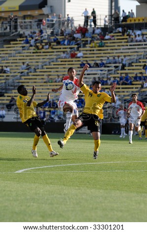 COLUMBUS, OHIO - JULY 7: Concacaf Gold Cup from Columbus Ohio as Costa Rica defeats Jamaica 1-0. Crew Stadium, July 7, 2009.