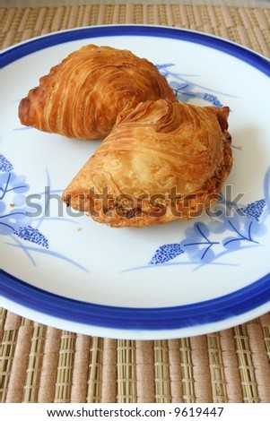 Traditional curry puff, a delicacy of South East Asia