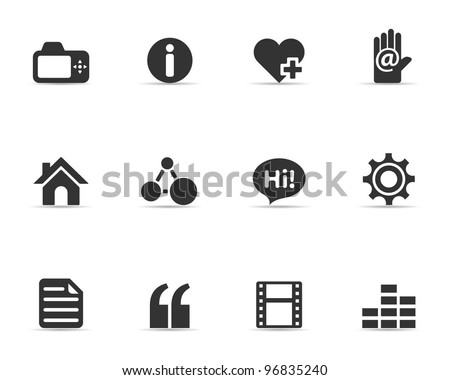 Single Color Icons - Personal Portfolio