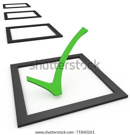 3d Checking List With Check Sign Isolated On White Stock Photo 71860261 ...