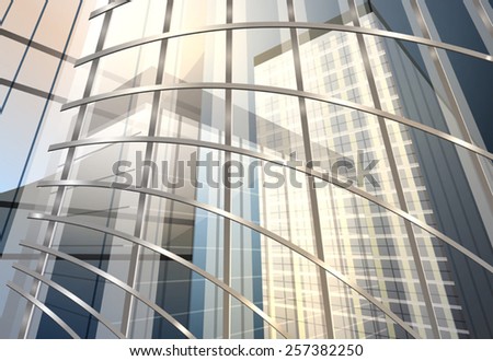 Architecture abstract,modern building exterior scene background