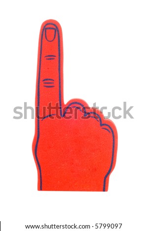 Blank Foam Finger Making The 