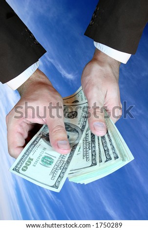 MONEY IN HANDS