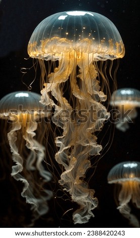 Similar – Image, Stock Photo jellyfish Jellyfish Ocean