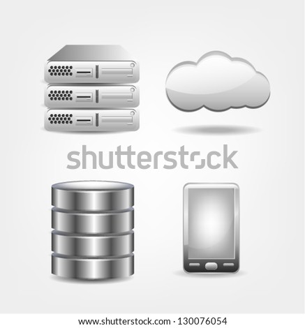 Collection of database icons