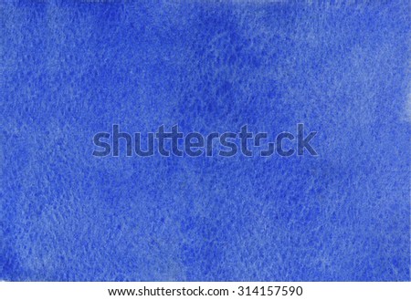 watercolor blue paint texture on watercolor paper