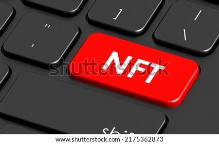 Similar – Image, Stock Photo keyboard nft key nft art