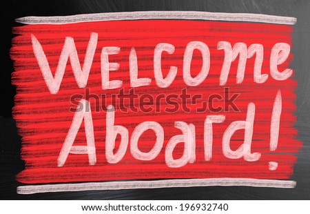 welcome aboard concept