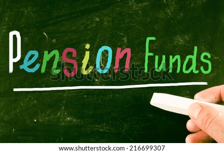 pension funds concept