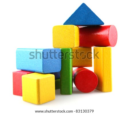 Wooden Building Blocks Stock Photo 83130379 : Shutterstock