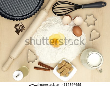 utensils food preparation  and sweets