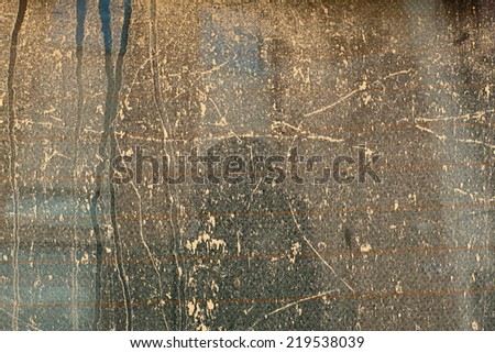 dusty and dirty glass texture